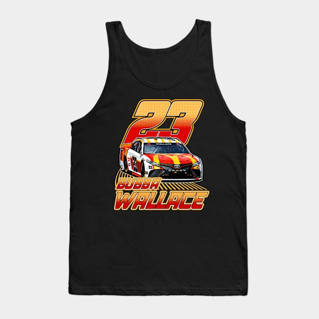 Bubba Wallace 23 Tank Top by stevenmsparks